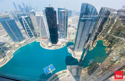 مكتب - استوديو - 1 حمام للايجار في البرج البلاتيني - الخليج التجاري - دبي