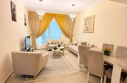 Apartment - 1 Bedroom - 2 Bathrooms for rent in Riviera Tower - Al Khan Corniche - Al Khan - Sharjah