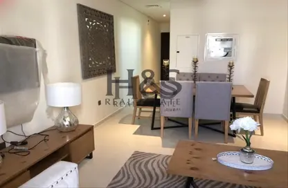 Living / Dining Room image for: Townhouse - 3 Bedrooms - 3 Bathrooms for sale in Casablanca Boutique Villas - Pacifica - Damac Hills 2 - Dubai, Image 1