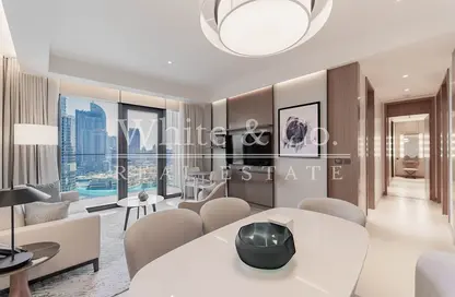Living / Dining Room image for: Apartment - 2 Bedrooms - 2 Bathrooms for rent in The Address Residences Dubai Opera Tower 2 - The Address Residences Dubai Opera - Downtown Dubai - Dubai, Image 1