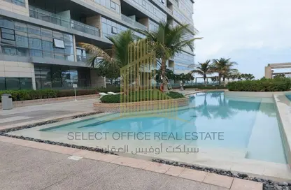 Pool image for: Apartment - 1 Bedroom - 2 Bathrooms for rent in Lamar Residences - Al Seef - Al Raha Beach - Abu Dhabi, Image 1