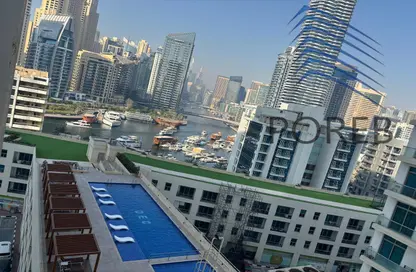 Apartment - 1 Bedroom - 2 Bathrooms for rent in DEC Tower 1 - DEC Towers - Dubai Marina - Dubai