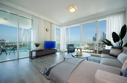 Apartment - 2 Bedrooms - 3 Bathrooms for rent in Al Bateen Residences - Jumeirah Beach Residence - Dubai