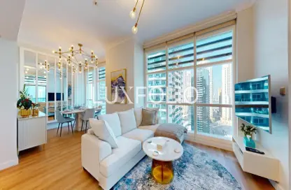 Apartment - 1 Bedroom - 2 Bathrooms for rent in Zumurud Tower - Dubai Marina - Dubai