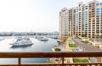 Apartment - 3 Bedrooms - 4 Bathrooms for rent in Marina Residences 1 - Marina Residences - Palm Jumeirah - Dubai