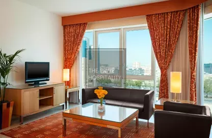 النزل و الشقق الفندقية - غرفة نوم - 2 حمامات للايجار في بر دبي - دبي