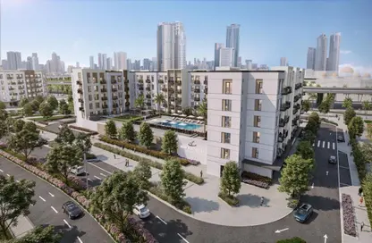 Outdoor Building image for: Apartment - 2 Bedrooms - 3 Bathrooms for sale in Mesk Residences - Maryam Island - Sharjah, Image 1