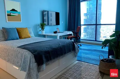 شقة - 1 حمام للايجار في خور الجميرا 1 - (JLT) مجمع X - أبراج بحيرات الجميرا - دبي