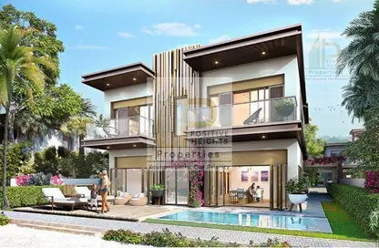 Villa - 6 Bedrooms - 7 Bathrooms for sale in Nice - Damac Lagoons - Dubai