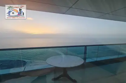 Apartment - 3 Bedrooms - 3 Bathrooms for rent in Ajman Corniche Residences - Ajman Corniche Road - Ajman