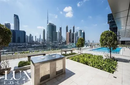 صورة لـ تراس شقة - 1 حمام للايجار في برج هاميلتون - الخليج التجاري - دبي ، صورة رقم 1