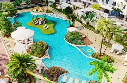 صورة لـ حوض سباحة شقة - غرفة نوم - 1 حمام للبيع في فينسيتور دولتشي فيتا - ارجان - دبي ، صورة رقم 1