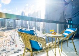 Balcony image for: Studio - 1 bathroom for rent in 8 Boulevard Walk - Mohammad Bin Rashid Boulevard - Downtown Dubai - Dubai, Image 1
