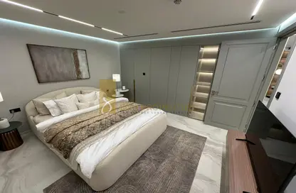 Room / Bedroom image for: Apartment - 1 Bedroom - 2 Bathrooms for sale in 48 Parkside - Arjan - Dubai, Image 1