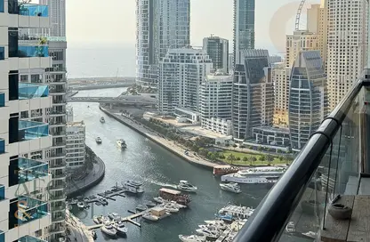 شقة - غرفة نوم - 2 حمامات للايجار في برج إسكان - دبي مارينا - دبي شقة - غرفة نوم - 2 حمامات للايجار في برج إسكان - دبي مارينا - دبي