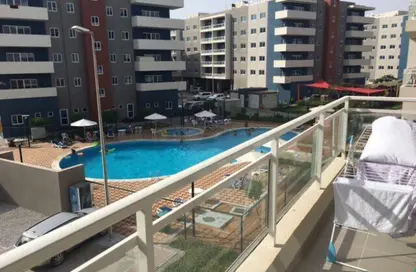 Apartment - 2 Bedrooms - 2 Bathrooms for rent in Tower 45 - Al Reef Downtown - Al Reef - Abu Dhabi