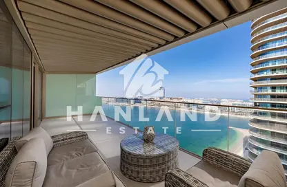 Apartment - 2 Bedrooms - 3 Bathrooms for rent in Grand Bleu Tower 2 - EMAAR Beachfront - Dubai Harbour - Dubai