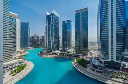 شقة - 2 غرف نوم - 4 حمامات للايجار في ابراج جرين ليك - (JLT) مجمع S - أبراج بحيرة الجميرا - دبي