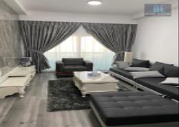 Living Room image for: Apartment - 2 bedrooms - 2 bathrooms for rent in Ajman Pearl Towers - Ajman Downtown - Ajman, Image 1