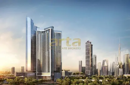 Outdoor Building image for: Apartment - 2 Bedrooms - 3 Bathrooms for sale in Aykon City Tower C - Aykon City - Business Bay - Dubai, Image 1