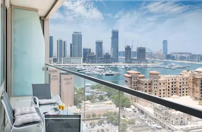 Balcony image for: Apartment - 1 Bedroom - 1 Bathroom for rent in Ocean Heights - Dubai Marina - Dubai, Image 1