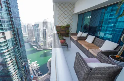 Apartment - 4 Bedrooms - 4 Bathrooms for rent in Emirates Crown - Dubai Marina - Dubai