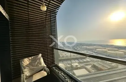 شقة - غرفة نوم - 2 حمامات للايجار في برج دي إي سي 1 - D.E.C.  أبراج - دبي مارينا - دبي