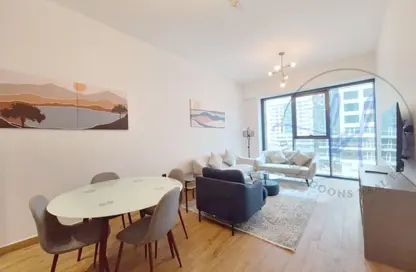 شقة - غرفة نوم - 2 حمامات للايجار في دبي مارينا مون - دبي مارينا - دبي