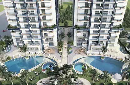 Pool image for: Apartment - 1 Bedroom - 2 Bathrooms for sale in Samana Waves 2 - Samana Waves - Jumeirah Village Circle - Dubai, Image 1
