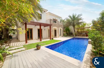 Villa - 4 Bedrooms - 5 Bathrooms for rent in Lime Tree Valley - Earth - Jumeirah Golf Estates - Dubai