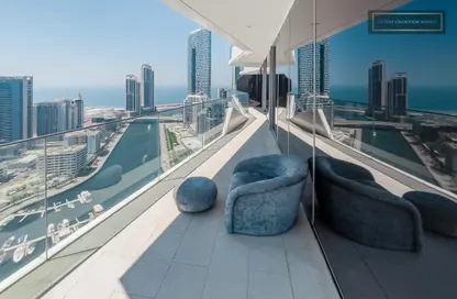Terrace image for: Apartment - 2 Bedrooms - 3 Bathrooms for rent in Stella Maris - Dubai Marina - Dubai, Image 1