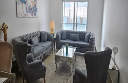 Apartment - 1 Bedroom - 2 Bathrooms for rent in Beach Tower 2 - Al Khan Lagoon - Al Khan - Sharjah