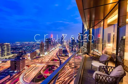 Balcony image for: Apartment - 2 Bedrooms - 2 Bathrooms for rent in The Address Sky View Tower 1 - The Address Sky View Towers - Downtown Dubai - Dubai, Image 1