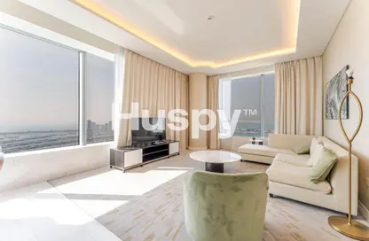 Apartment - 1 Bedroom - 2 Bathrooms for rent in The Palm Tower - Palm Jumeirah - Dubai