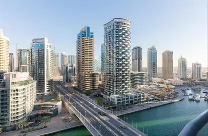 Apartment - 3 Bedrooms - 4 Bathrooms for sale in Marina Wharf 2 - Marina Wharf - Dubai Marina - Dubai