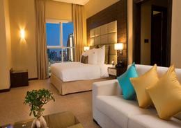 Room / Bedroom image for: Studio - 1 bathroom for rent in Jannah Burj Al Sarab - Mina Road - Tourist Club Area - Abu Dhabi, Image 1