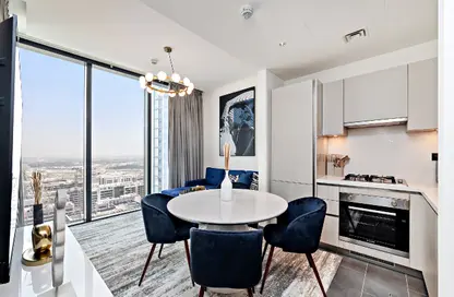 شقة - غرفة نوم - 1 حمام للايجار في برج The Crest B - ذا كريست - صبحا هارتلاند - مدينة الشيخ محمد بن راشد - دبي