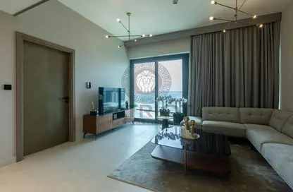 صورة لـ غرفة المعيشة شقة - 2 غرف نوم - 3 حمامات للبيع في بن غاطي كانال - الخليج التجاري - دبي ، صورة رقم 1