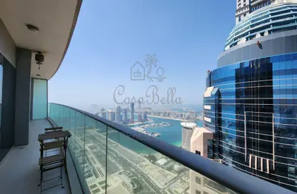 Apartment - 1 Bedroom - 2 Bathrooms for rent in Damac Heights - Dubai Marina - Dubai
