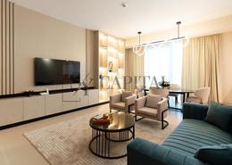 صورةغرفة المعيشة / غرفة الطعام لـ: شقة - 2 غرف نوم - 2 حمامات للبيع في 5242 تاور 1 - 5242 - دبي مارينا - دبي, صورة 1