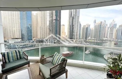 Balcony image for: Apartment - 2 Bedrooms - 3 Bathrooms for sale in The Atlantic - Dubai Marina - Dubai, Image 1