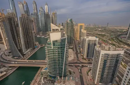 Apartment - 1 Bedroom - 2 Bathrooms for rent in Time Place Tower - Dubai Marina - Dubai