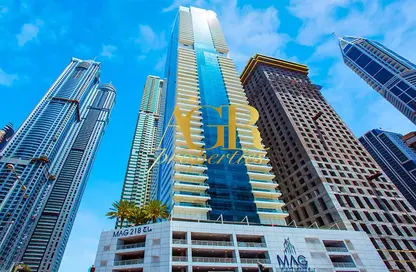 Apartment - 1 Bedroom - 2 Bathrooms for rent in MAG 218 - Dubai Marina - Dubai