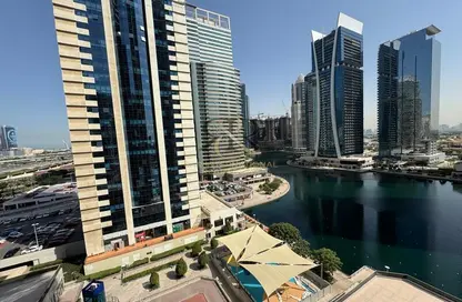 Apartment - 1 Bedroom - 2 Bathrooms for rent in Green Lakes Towers - JLT Cluster S - Jumeirah Lake Towers - Dubai