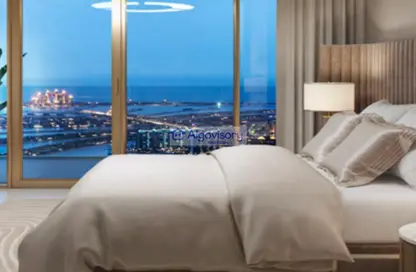 Apartment - 1 Bedroom - 2 Bathrooms for sale in Grand Bleu Tower 1 - EMAAR Beachfront - Dubai Harbour - Dubai