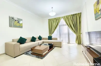 Living Room image for: Apartment - 1 Bedroom - 1 Bathroom for rent in Al Barsha 1 - Al Barsha - Dubai, Image 1