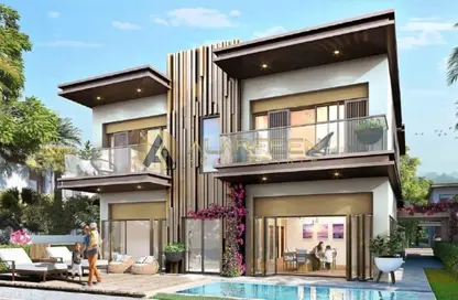 Townhouse - 4 Bedrooms - 4 Bathrooms for sale in Costa Brava 1 - Costa Brava at DAMAC Lagoons - Damac Lagoons - Dubai