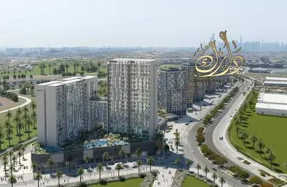 Outdoor Building image for: Apartment - 2 Bedrooms - 3 Bathrooms for sale in Jannat - Midtown - Dubai Production City (IMPZ) - Dubai, Image 1