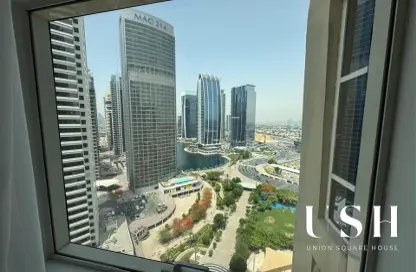 شقة - غرفة نوم - 1 حمام للايجار في بوابة دبي الجديدة 1 - (JLT) مجمع Q - أبراج بحيرة الجميرا - دبي