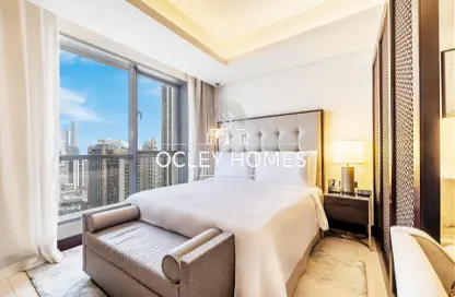 Room / Bedroom image for: Apartment - 1 Bedroom - 1 Bathroom for rent in Burj Lake Hotel - The Address DownTown - Downtown Dubai - Dubai, Image 1
